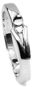 Stuchlík zlatý prsten s diamantem PD381 