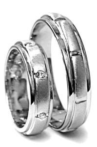 Zlaté snubní prsteny S61 