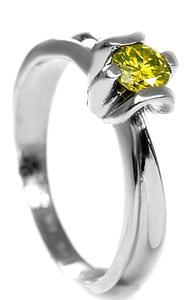 Zlatý prsten s diamantem PD104 