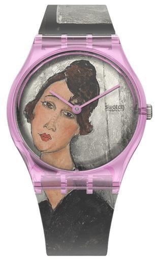 SWATCH hodinky GZ356 PORTRAIT OF DÉDIE, BY AMEDEO MODIGLIANI  - 1