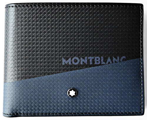 MONTBLANC Etreme 2.0 peněženka 6cc black and blue 128613  - 1