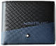MONTBLANC Etreme 2.0 peněženka 6cc black and blue 128613 - 1/7