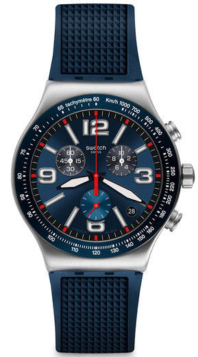 SWATCH hodinky YVS454 BLUE GRID  - 1
