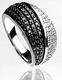 Zlatý prsten s diamanty Black and White 039523 - 1/7