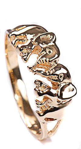 Zlatý prsten sloníci 017028  - 1