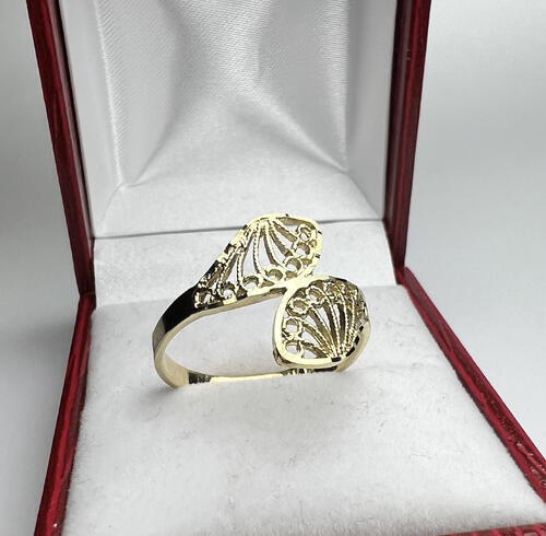 Stuchlík zlatý prsten Motýl 031659  - 2