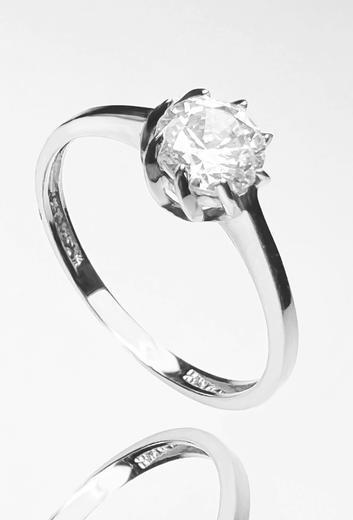 Zlatý prsten se zirkonem 201354  - 3