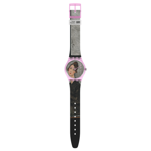SWATCH hodinky GZ356 PORTRAIT OF DÉDIE, BY AMEDEO MODIGLIANI  - 3