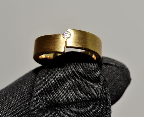Zlaté snubní prsteny S36  - 3