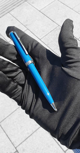MONTBLANC PIX Petrol Blue Ballpoint Pen 119351  - 4