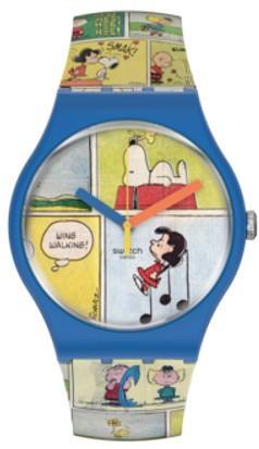 SWATCH hodinky SO29Z108 SMAK! Peanuts  - 4