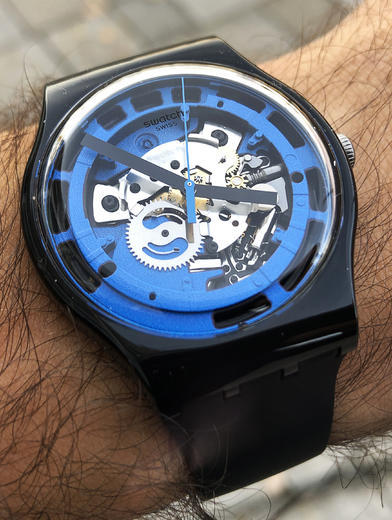 SWATCH hodinky SUOB187 BLUE ANATOMY  - 4