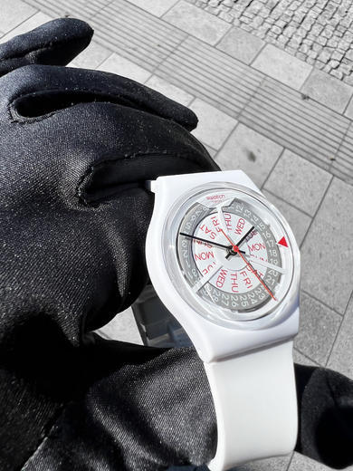 SWATCH hodinky GW717 N-IGMA WHITE  - 4
