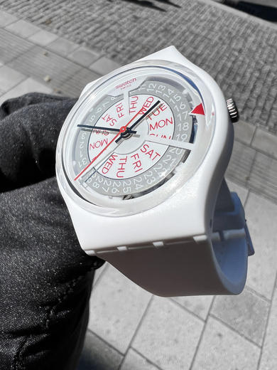 SWATCH hodinky GW717 N-IGMA WHITE  - 5