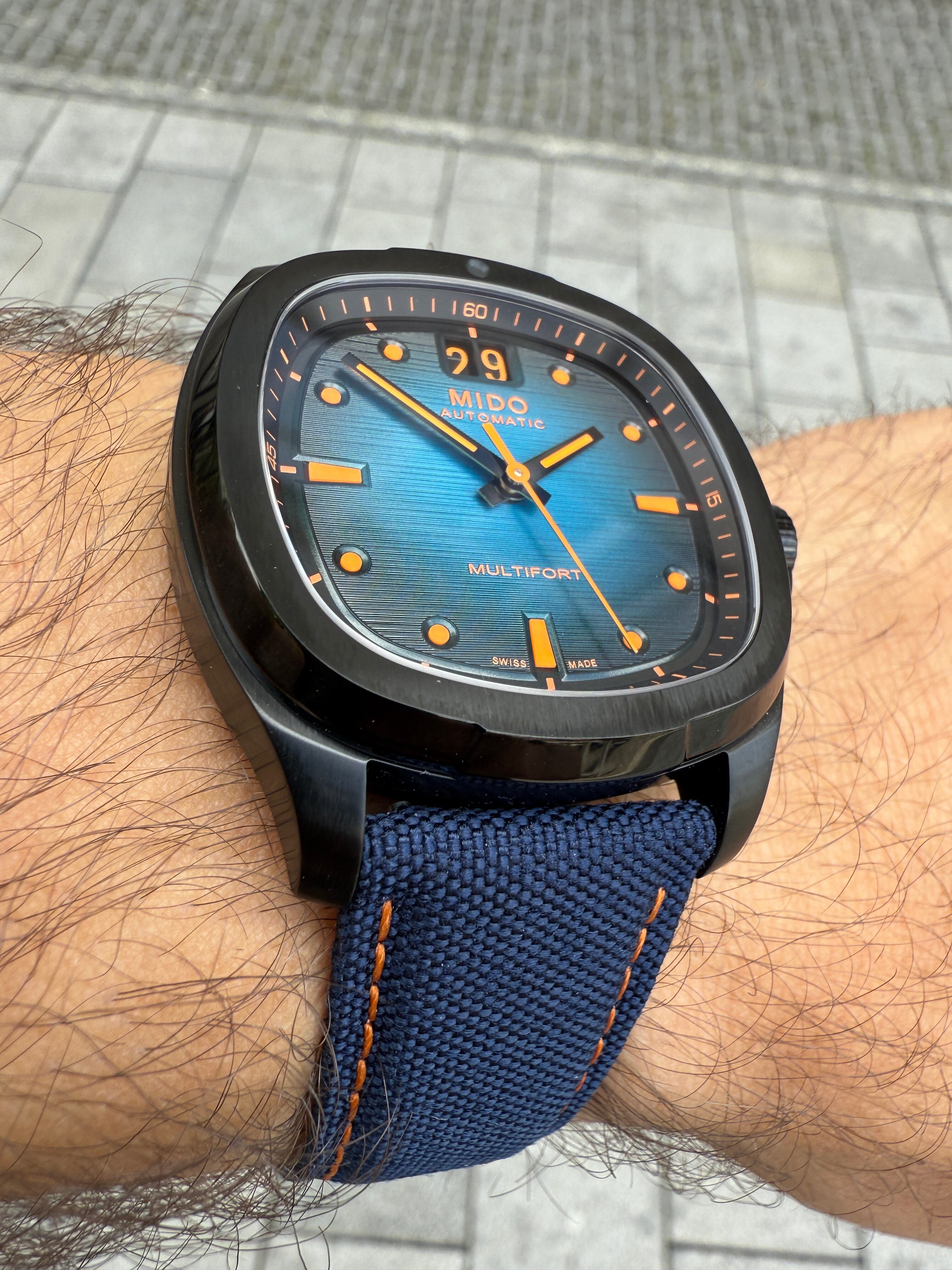 panske hodinky MIDO Multifort TV M049.526.37.041.00 Big Date