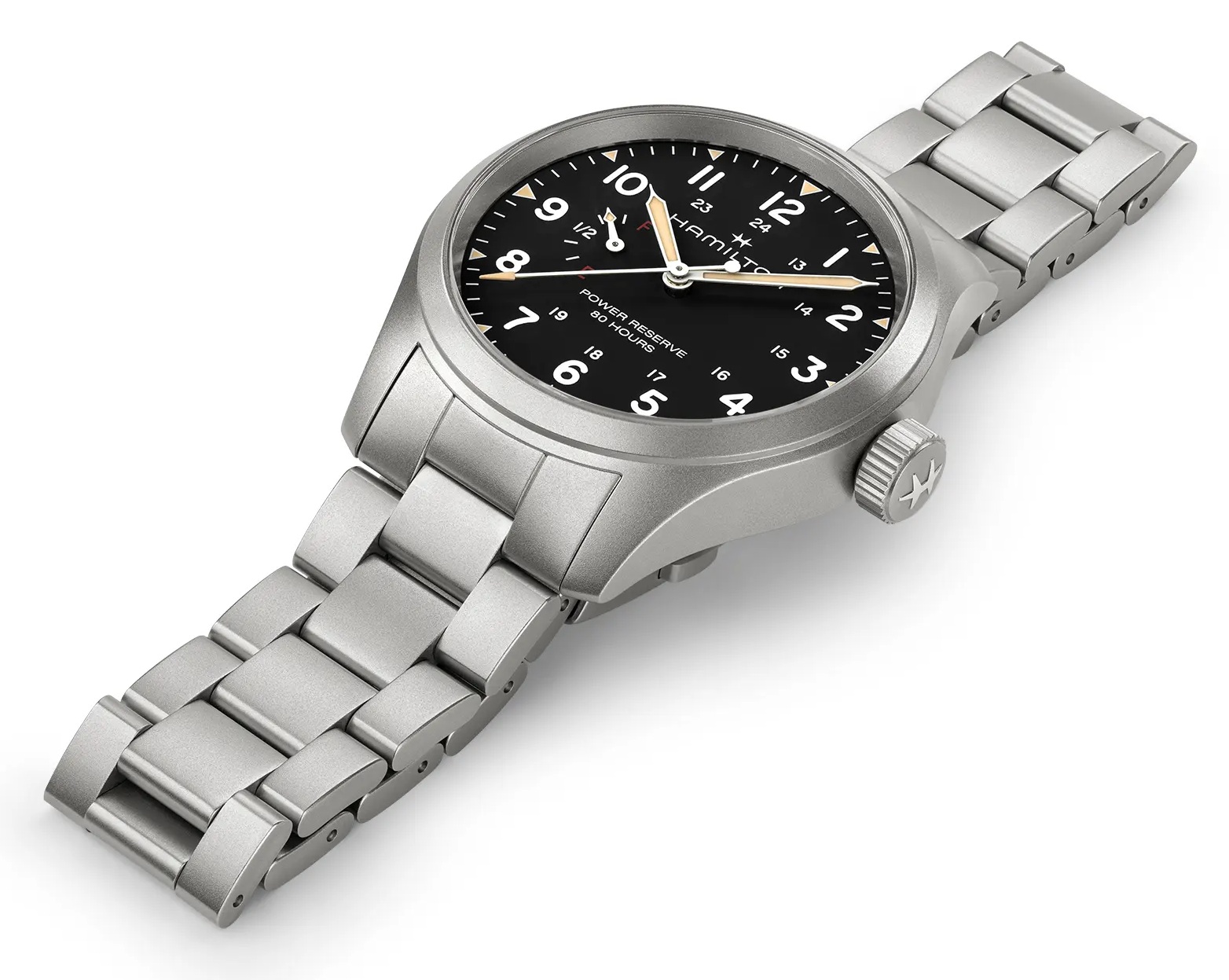 Hamilton Khaki Field Mechanical Power Reserve H69509130 4